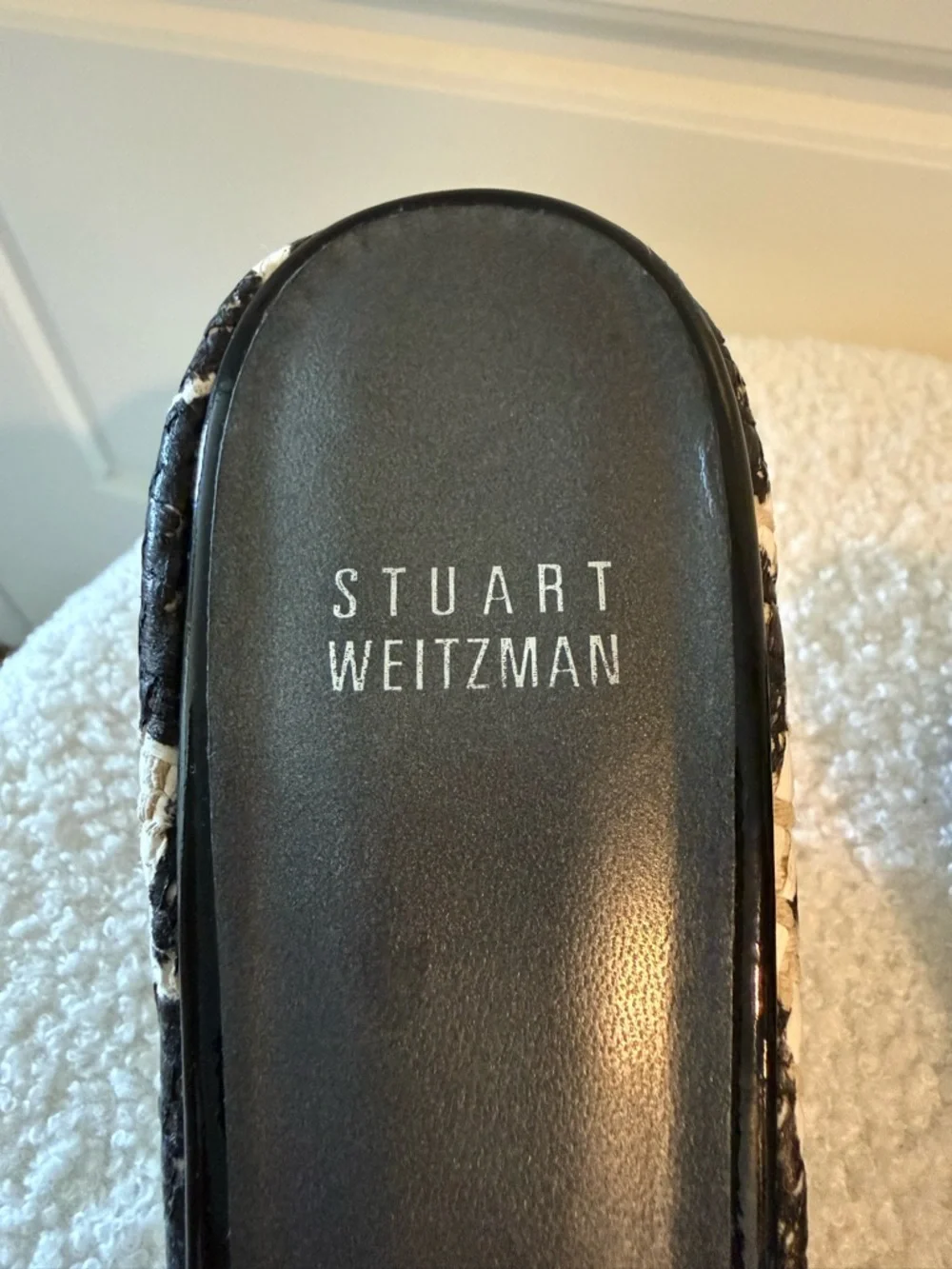 Stuart Weitzman Giraffe Print Platform Wedge- New - Picture 4 of 8